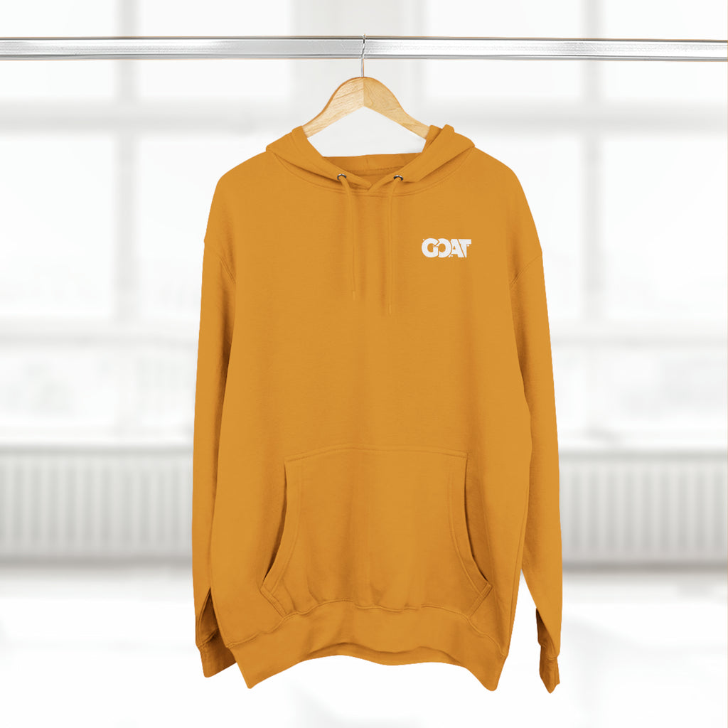 G.O.A.T STAMPED DUO - PREMIUM HOODIE [COLORS]
