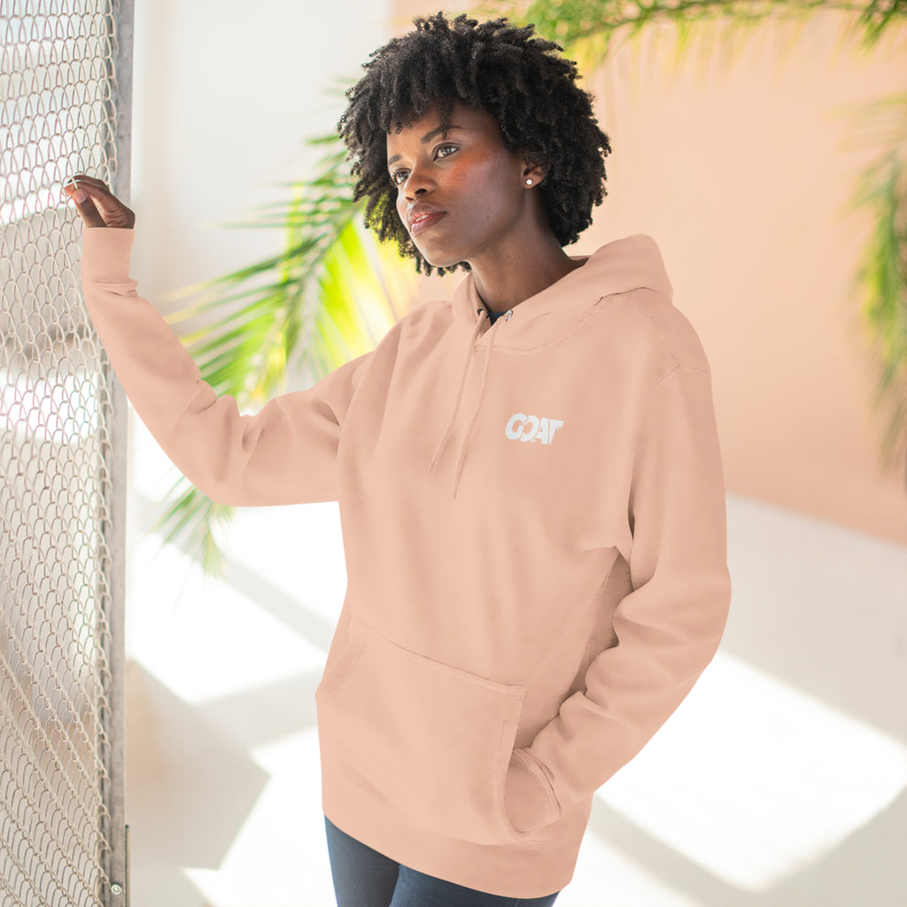G.O.A.T STAMPED DUO - PREMIUM HOODIE [COLORS]
